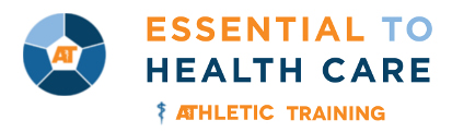 Athletic Training is Essential to Healthcare Logo