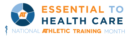 Athletic Training Month Logo