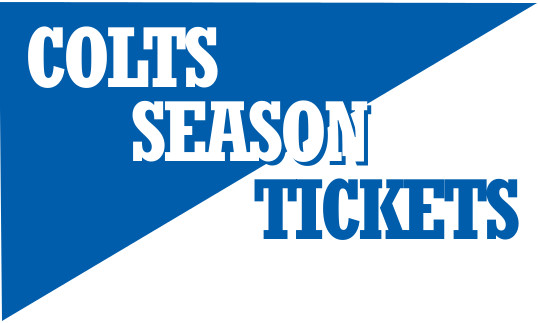 For $10, enter the raffle for 4 Colts season tickets
