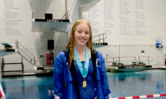 Grace Hurley: 7th in State Diving 2022